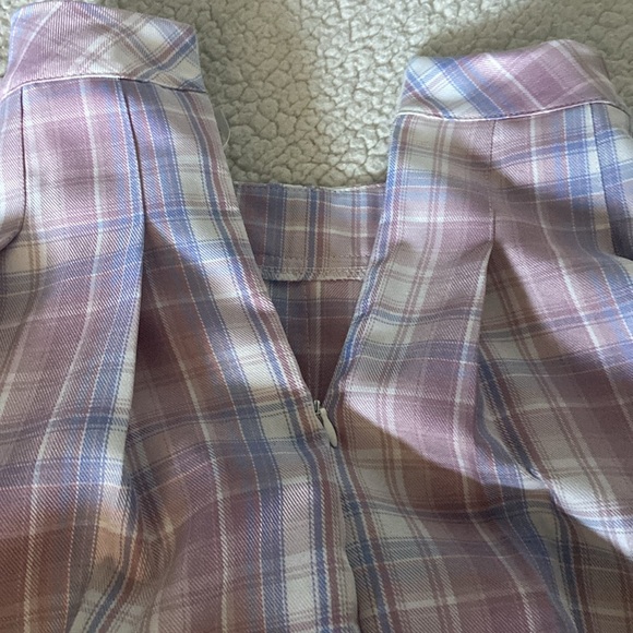 Pink,purple and white pleaded skirt! - Picture 2 of 2